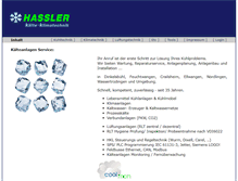 Tablet Screenshot of hassler-kaeltetechnik.de